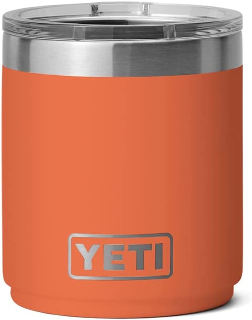 YETI Rambler 10 oz Stackable Lowball 2.0, Vacuum Insulated, Stainless Steel with MagSlider Lid, High Desert Clay