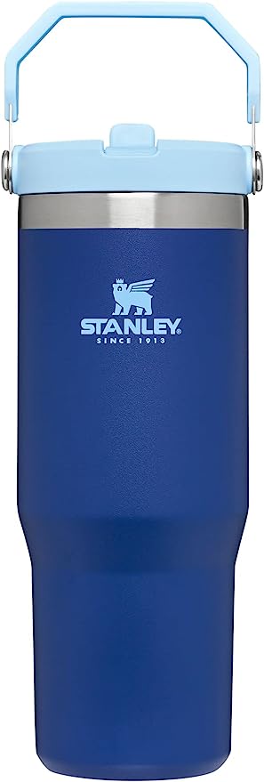 Stanley IceFlow Stainless Steel Tumbler with Straw, Vacuum Insulated Water Bottle for Home, Office or Car, Reusable Cup with Straw Leakproof Flip