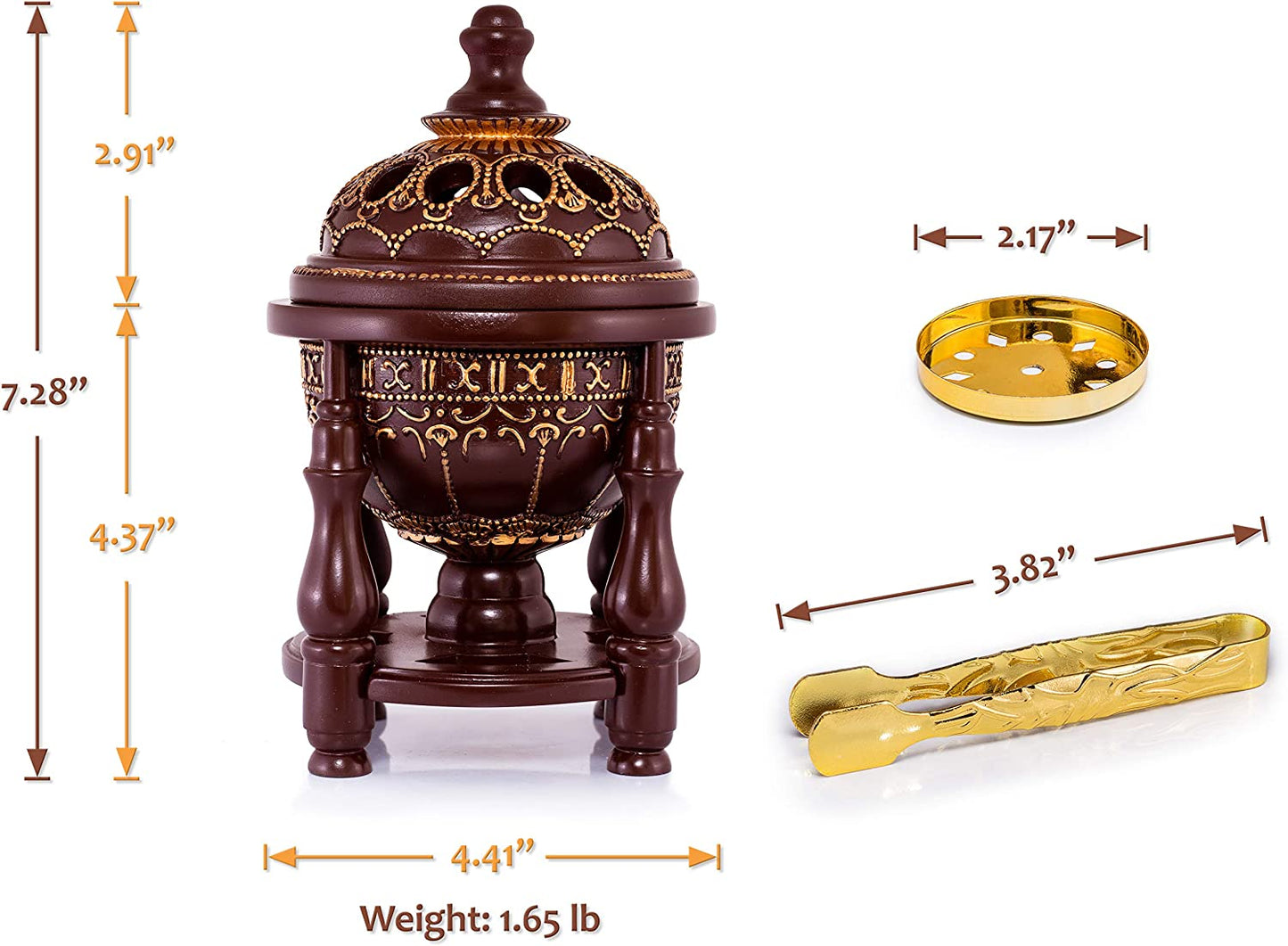 Lavish 4 Pillar Bakhoor Burner