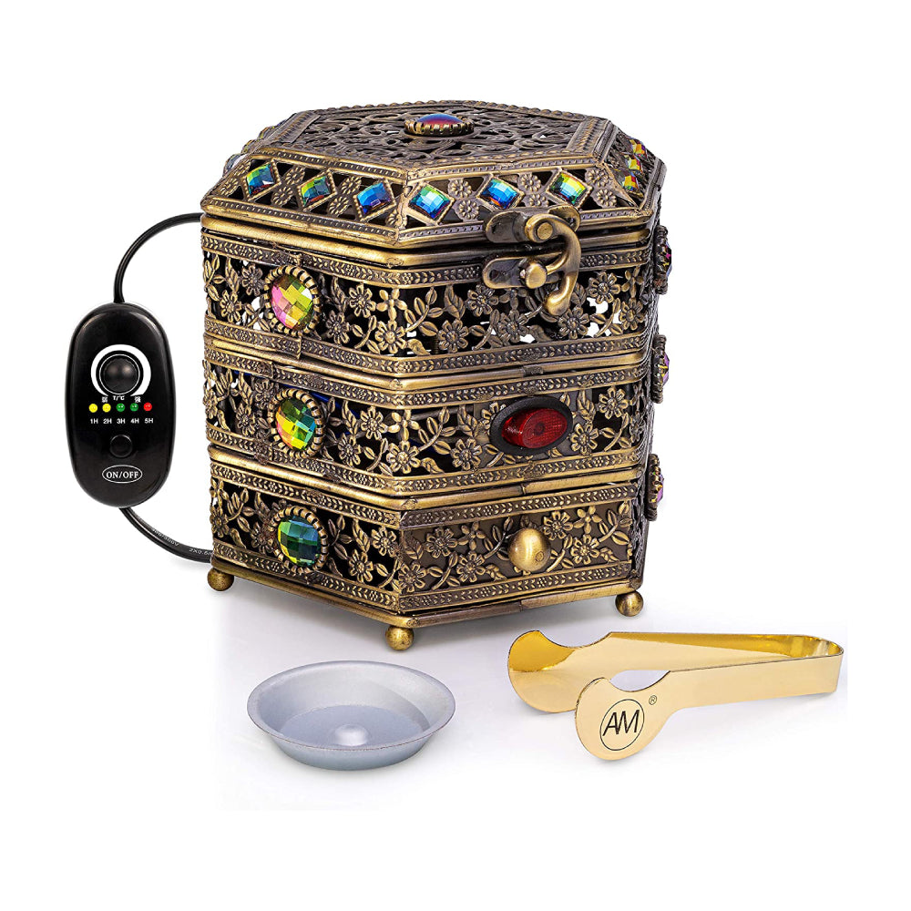 Jewel Box Electric Incense Burner with Regulator