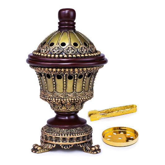 Incense Burner Frankincense Resin - Luxury Chalice (Bronze)