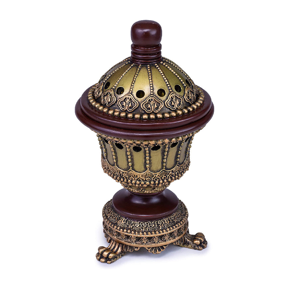 Incense Burner Frankincense Resin - Luxury Chalice (Bronze)