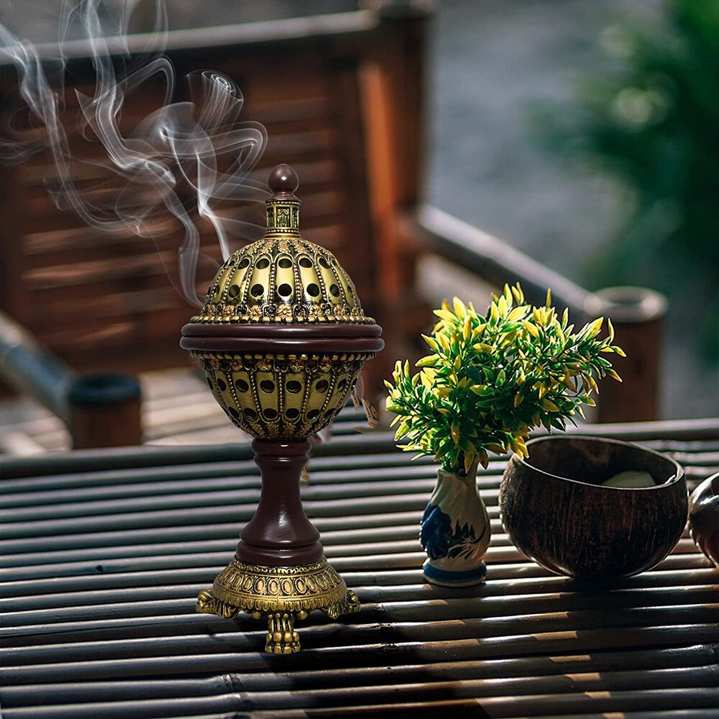 Luxury Globe Charcoal Incense Burner