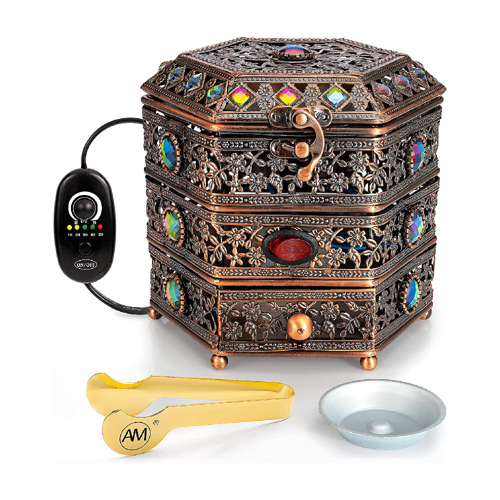 Jewel Box Electric Incense Burner with Regulator