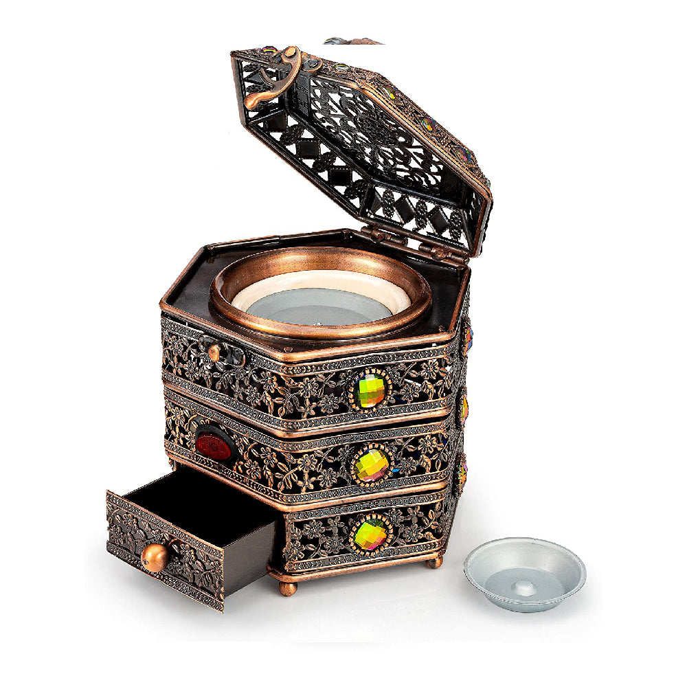 Jewel Box Electric Incense Burner with Regulator