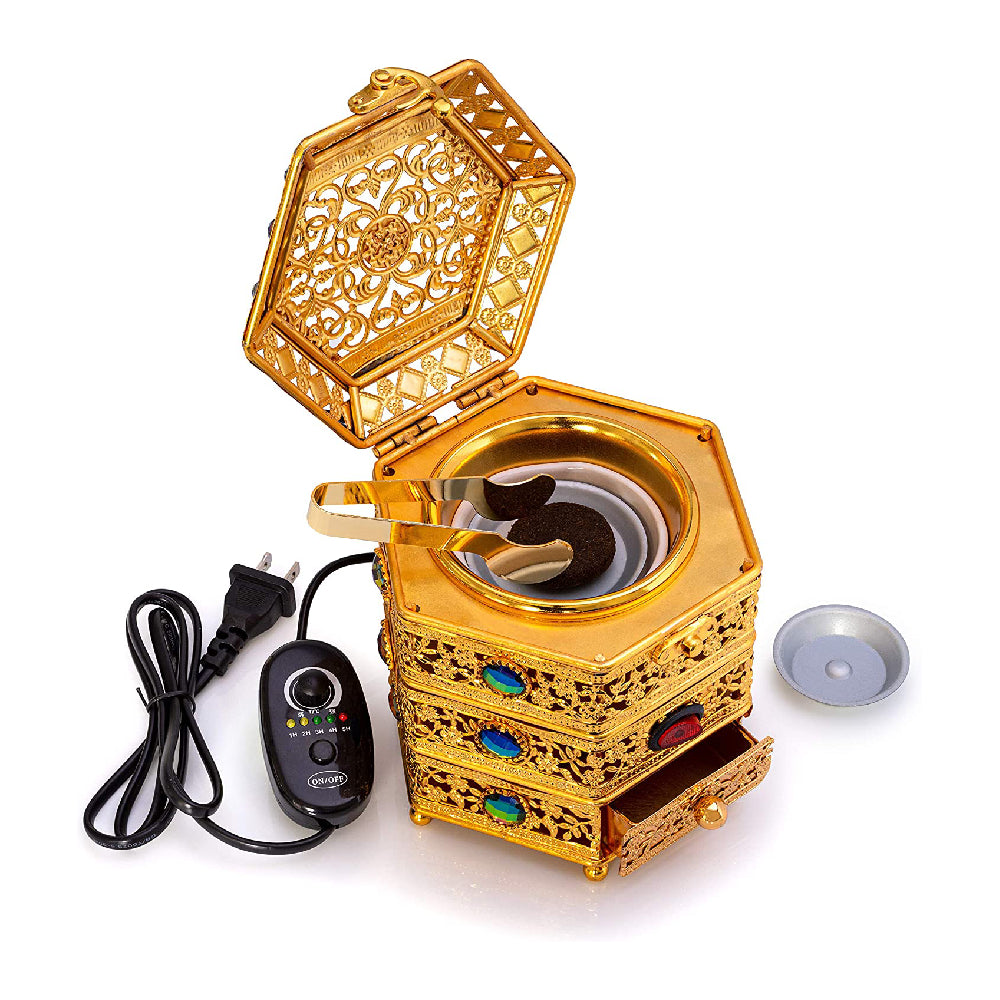 Jewel Box Electric Incense Burner with Regulator