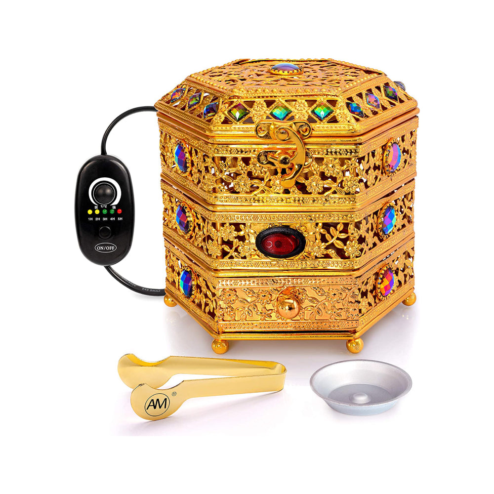 Jewel Box Electric Incense Burner with Regulator